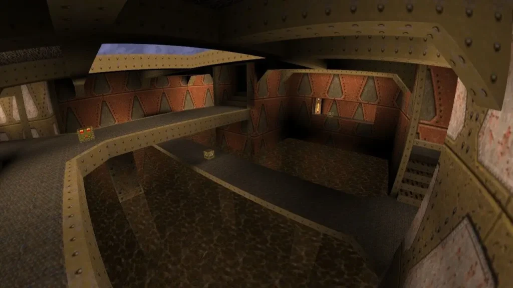 Screenshot of the QuakeWorld map dm3